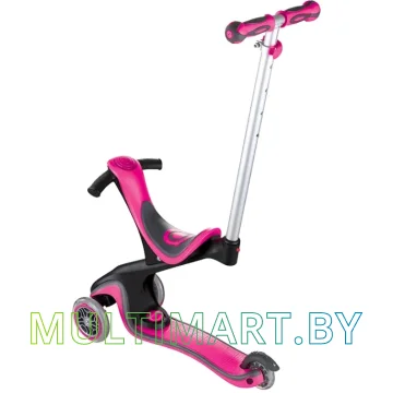 Самокат Globber Evo Comfort Play (розовый/черный) картинка 4